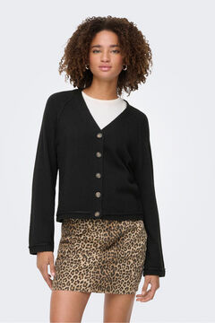 Only Strickjacke mit Kn&ouml;pfe