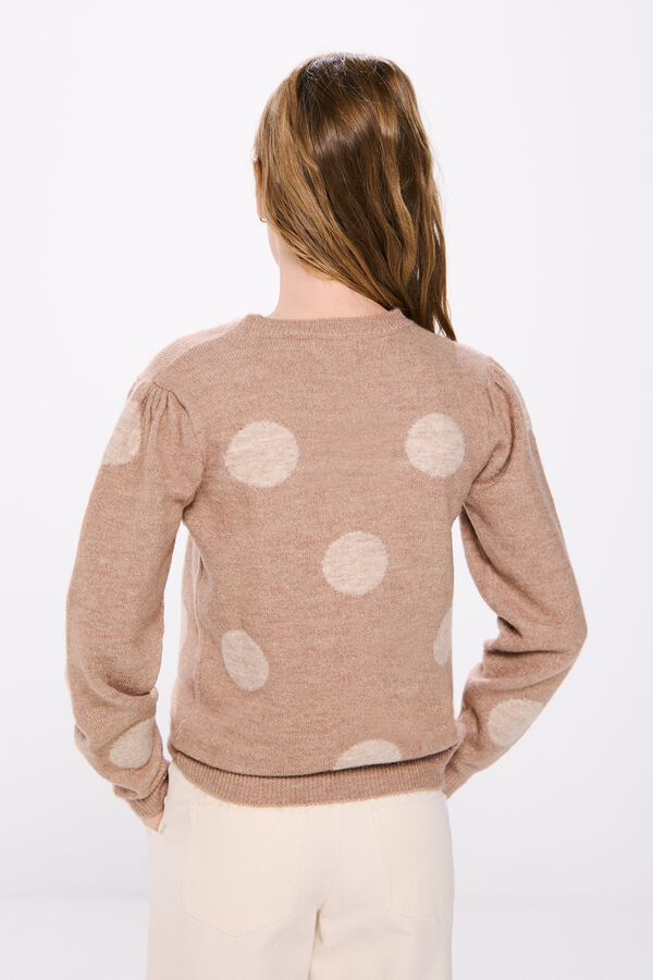 Springfield Girls' polka-dot jumper beige