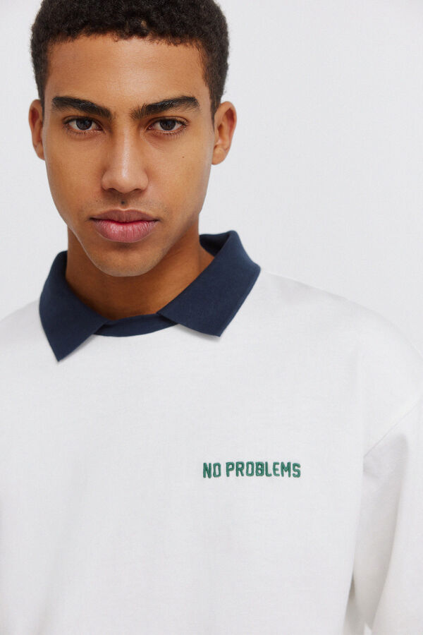 Springfield Double weekend long sleeve T-shirt beige