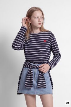 Springfield Kids Camiseta manga larga multirayas ni&ntilde;a