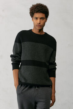 Springfield Purl knit jumper black
