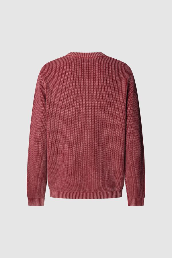 Pepe Jeans Su&eacute;ter de gola redonda com ajuste regular vermelho