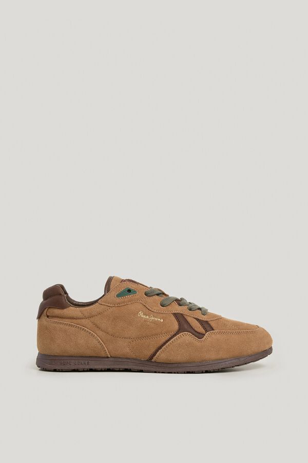 Pepe Jeans Leather sneakers brown