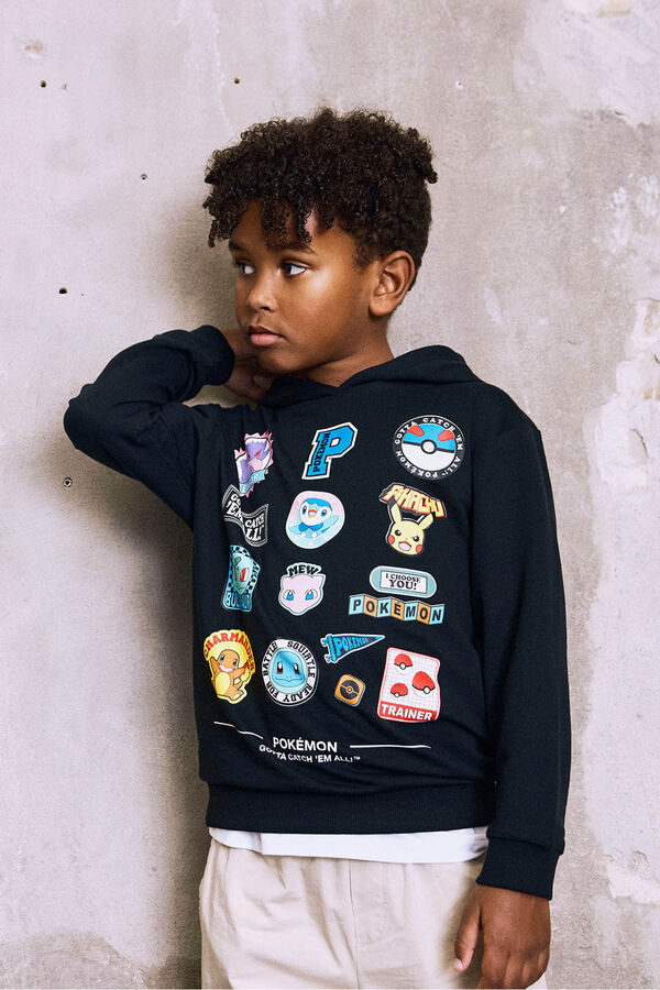 Name it Sudadera de Pokemon con capucha negro