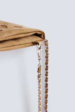 Springfield Faux suede star crossbody