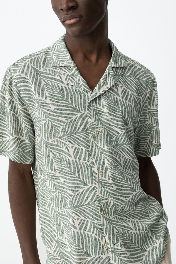 Tiffosi Relaxed fit shirt beige