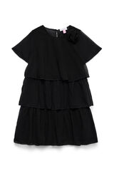 Vero Moda Girl Ruffled cut dress  noir