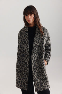 Springfield Animal print oversize coat