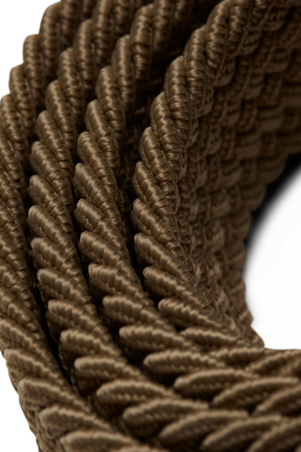 Jack & Jones Cinto entran&ccedil;ado el&aacute;stico  cru