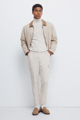 Springfield Pantalón cargo comfort fit beige