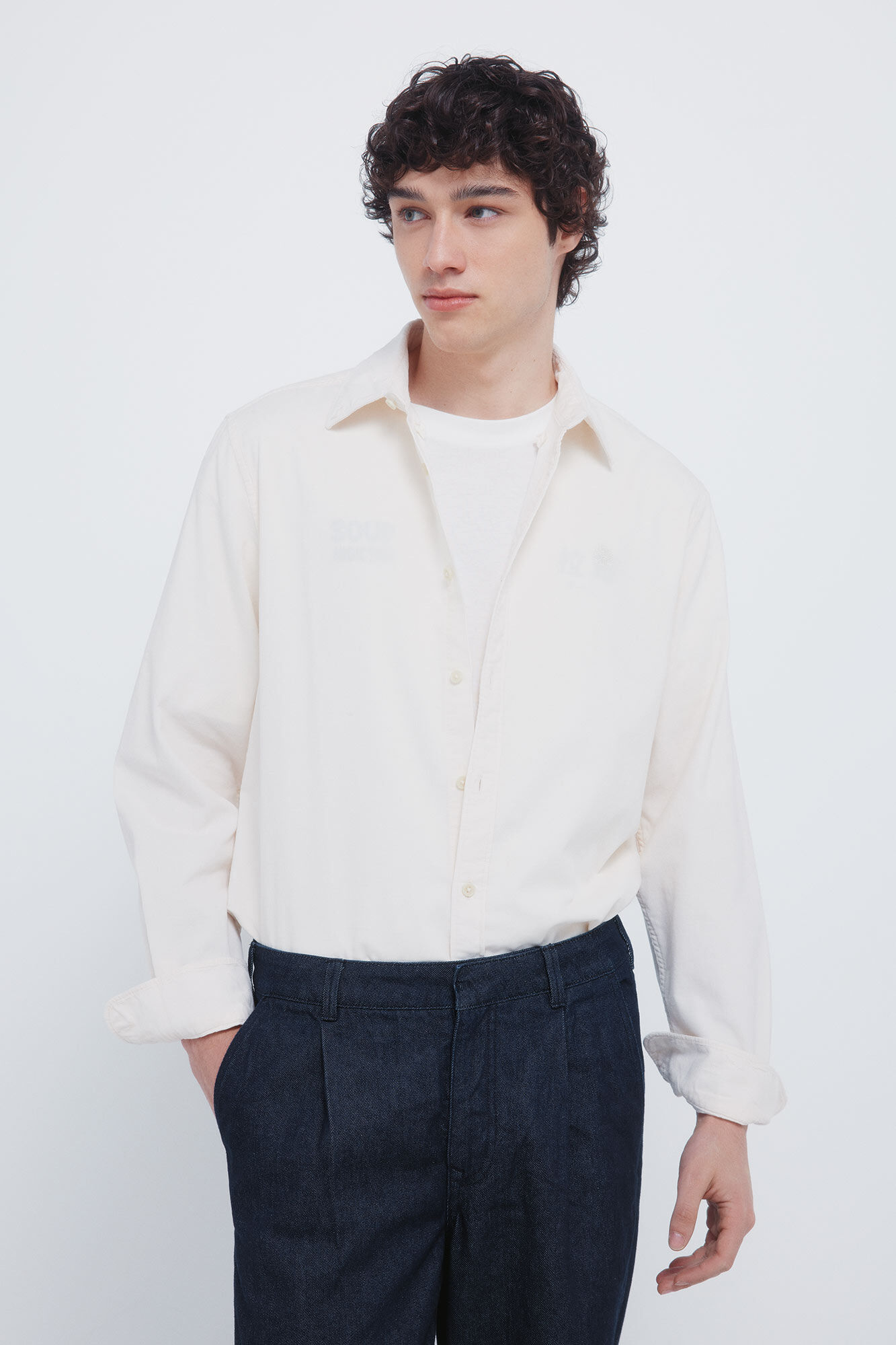 Springfield Micro corduroy shirt