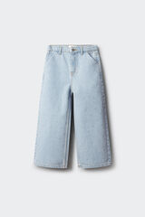 Springfield Kids Jeans Culotte bordados ni&ntilde;a azul