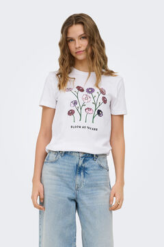 Only T-shirt estampado frontal
