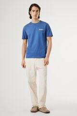 Pepe Jeans Regular Fit Logo Printed T-shirt Plava