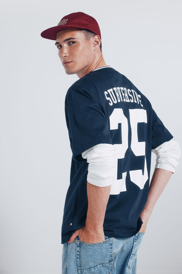 Springfield T-shirt subversif 25 bleu