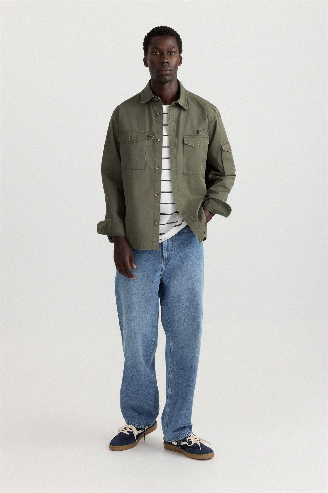 Springfield Washed pocket overshirt