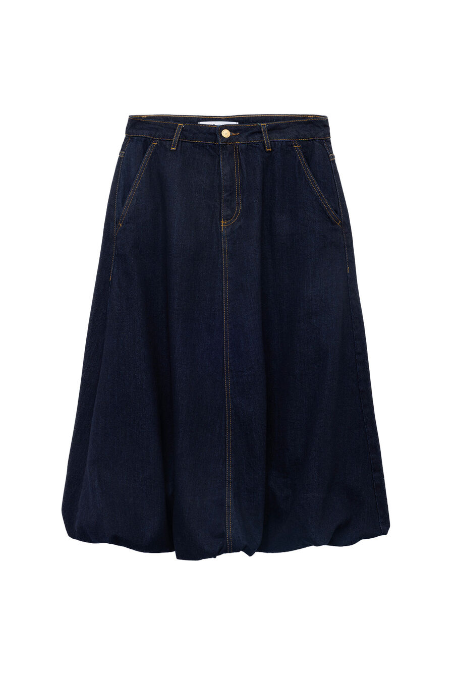 Falda midi de corte estándar