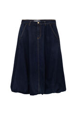 Koton Falda midi de corte est&aacute;ndar azul