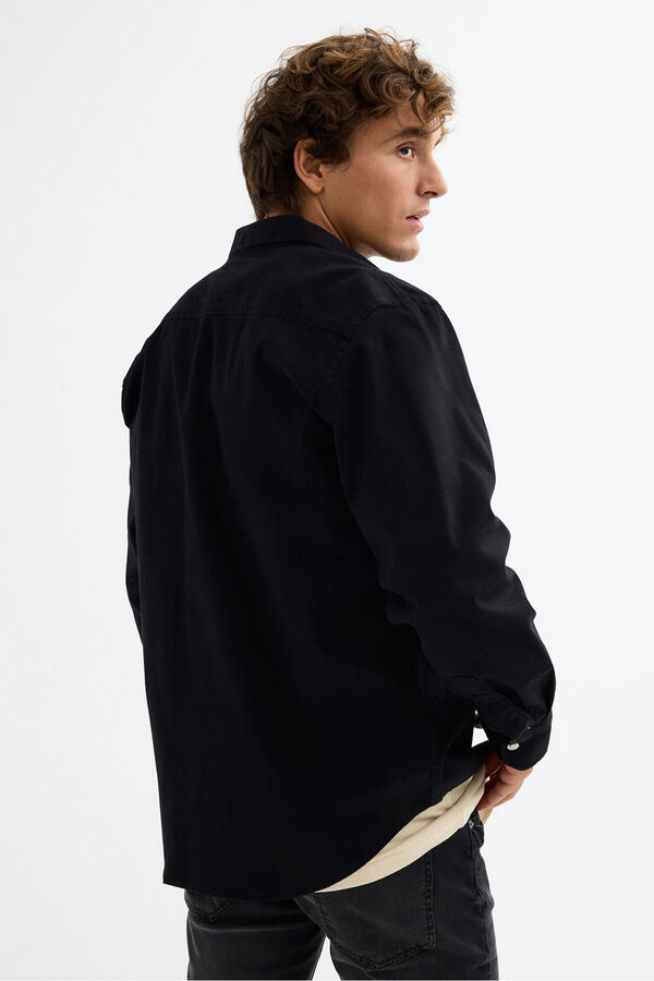 Inside Plain Shirt black