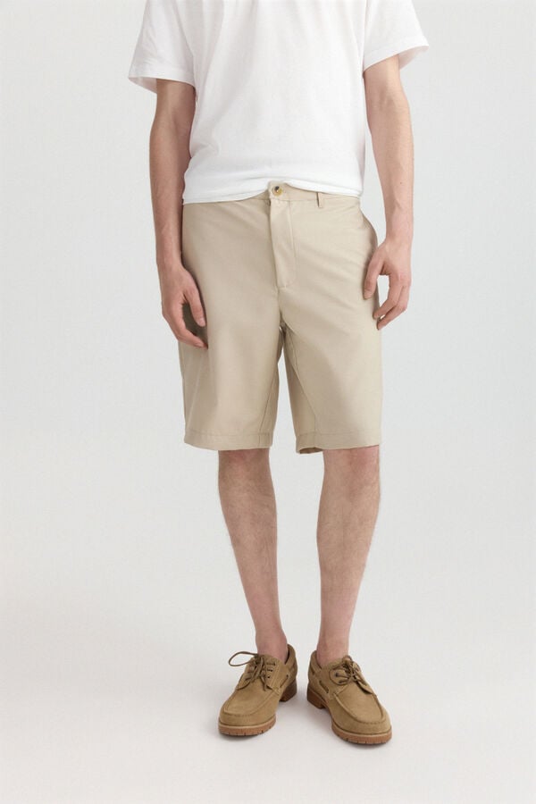Springfield Relaxed fit Bermuda shorts brown
