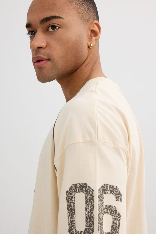 Inside Camiseta oversize de manga corta blanco