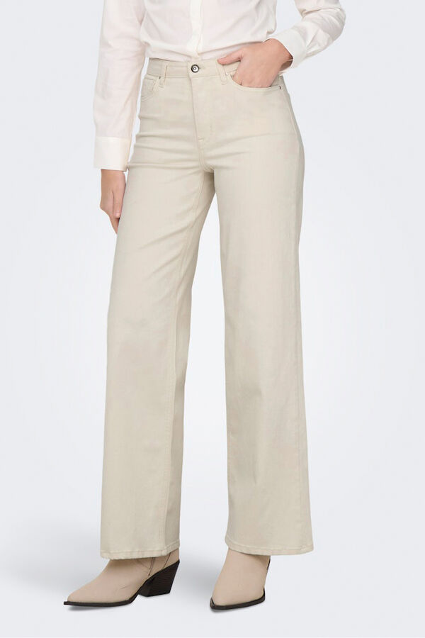 Only Jeans wide marfil