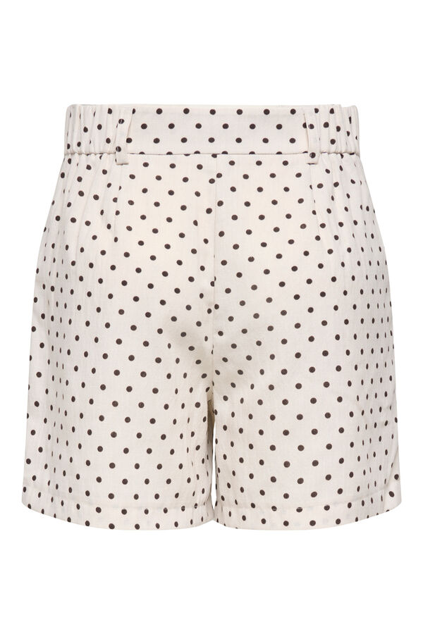 Only Short de lunares beige