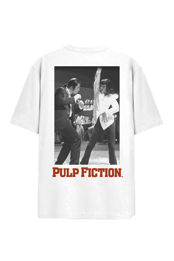 Jack & Jones Camiseta pulp fiction blanco