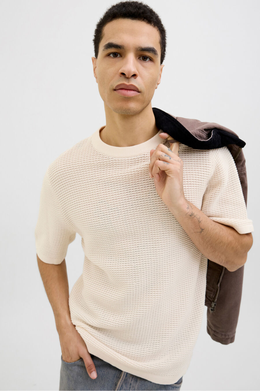 Camiseta de punto relaxed fit