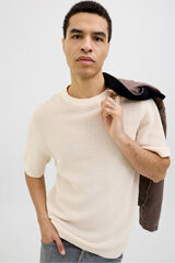 Jack & Jones Camiseta de punto relaxed fit blanco