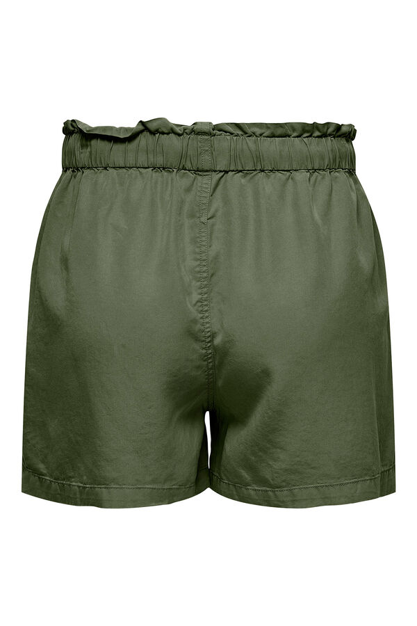 Springfield Pantalón corto bordado verde