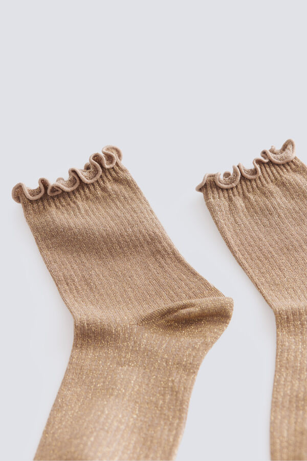 Springfield Lurex long socks printed