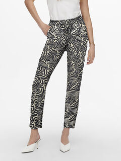 Only Hose gerade geschnitten, flie&szlig;end