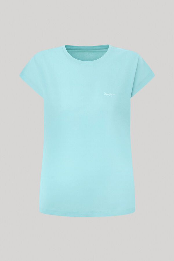 Springfield T-shirt Algodão Logo Estampado mix azul