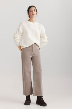 Springfield Corduroy wide leg trousers