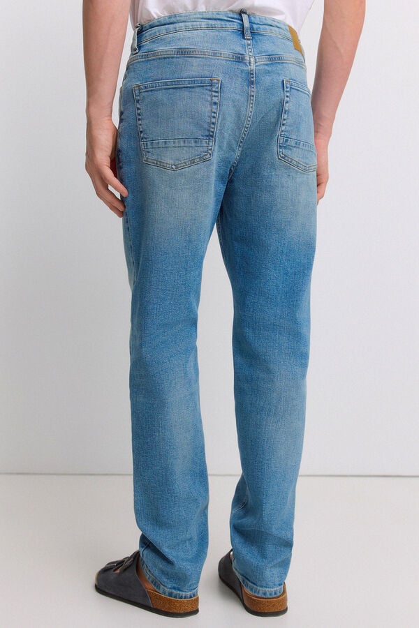 Springfield Overtinted slim fit jeans blue