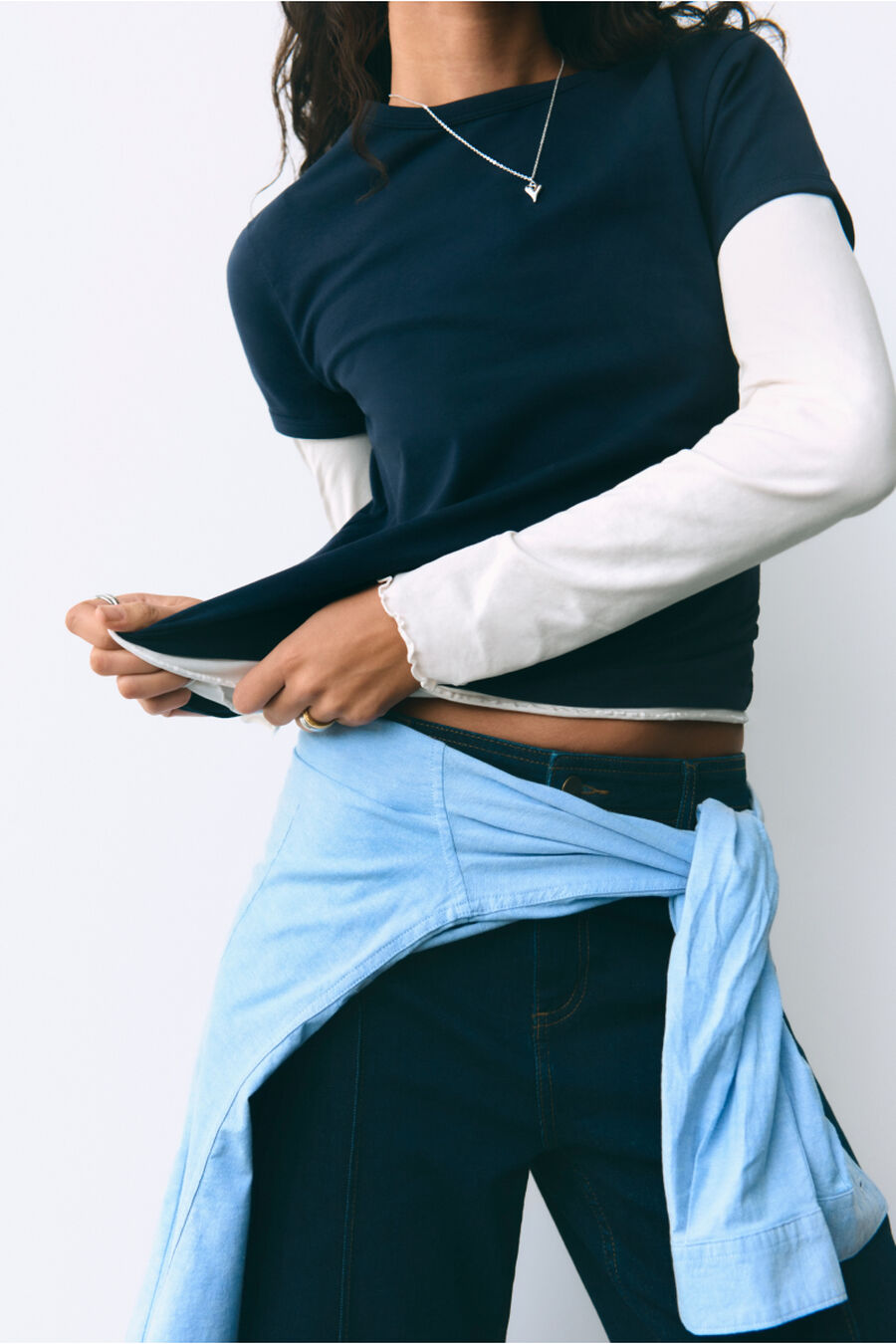 Camiseta básica entallada