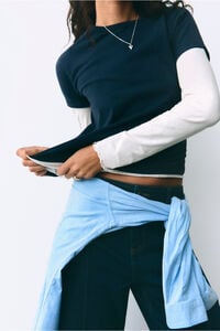 Springfield Basic fitted T-shirt