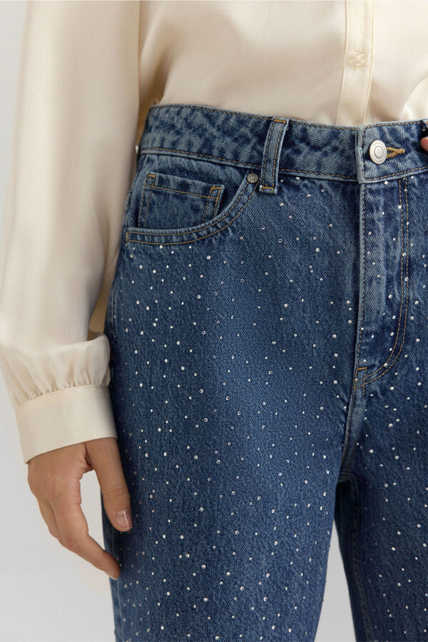 Springfield Stasses wide leg jeans blue