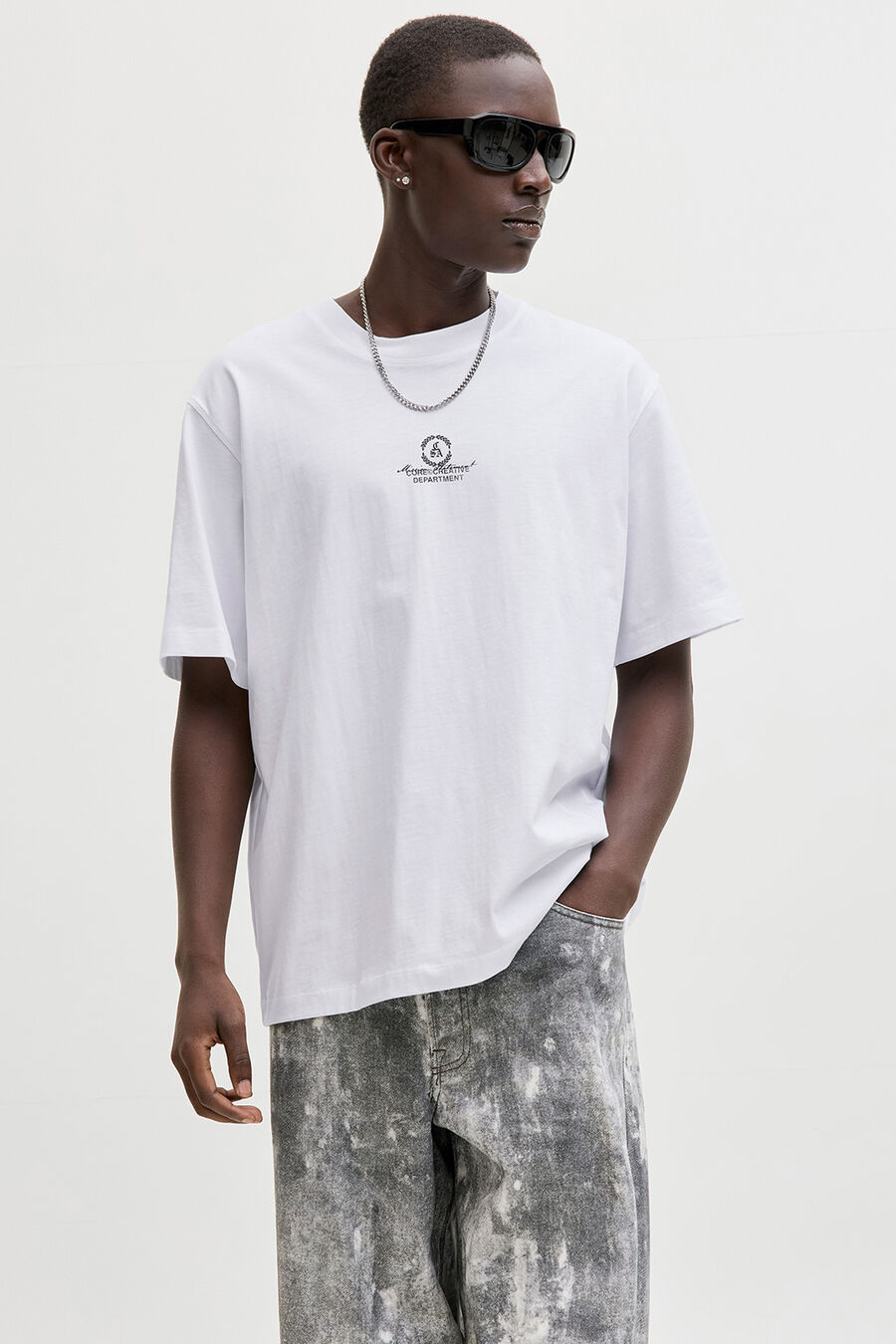 Camiseta manga corta lavada