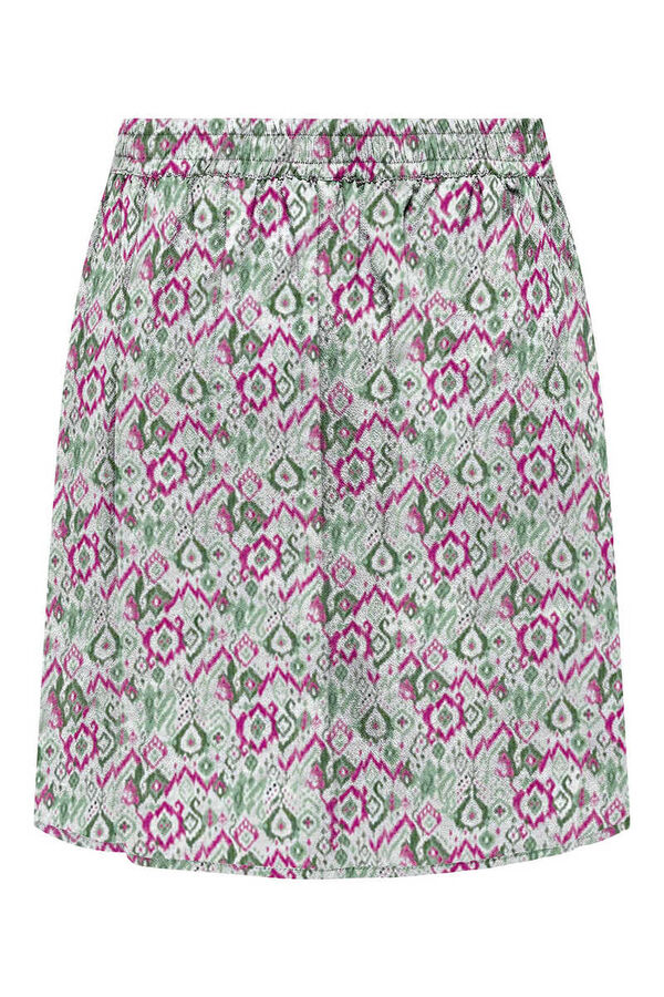 Springfield Printed mini skirt pink