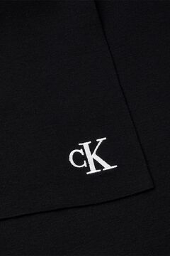 CK Jeans Cachecol de malha com log&oacute;tipo