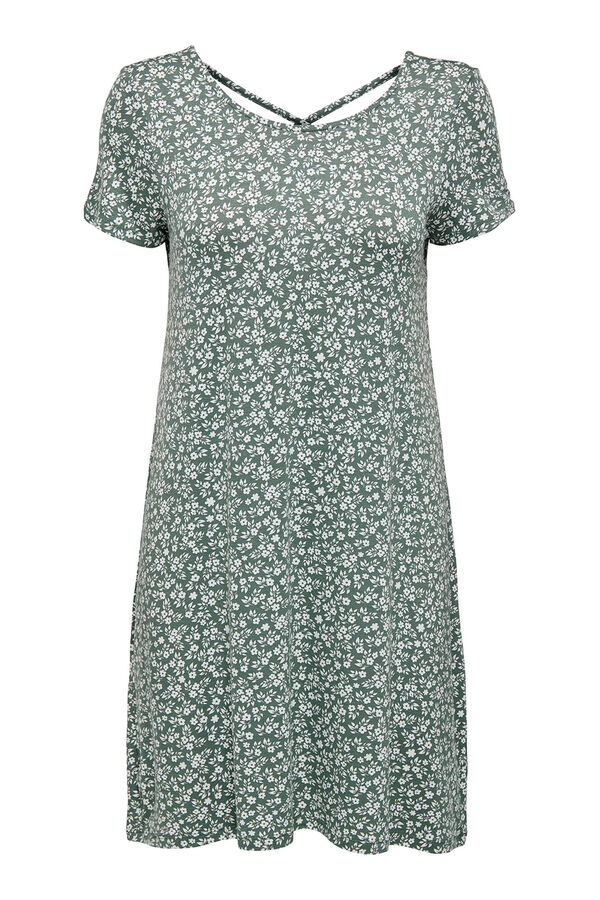 Only Short sleeve short dress Zelena