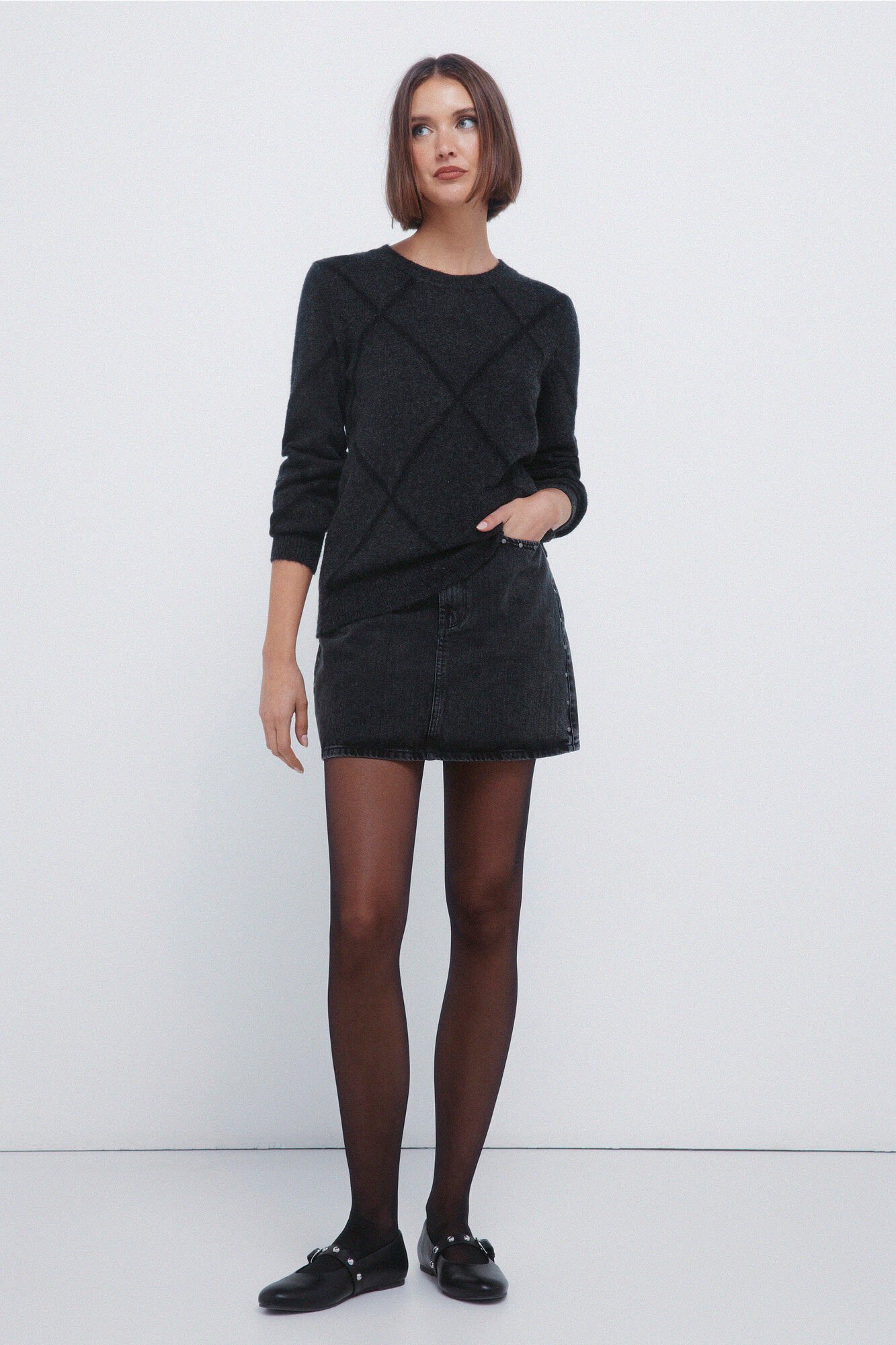 Springfield Sequined diamond jumper