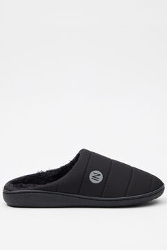 Inside Zapatillas de casa acolchadas negro