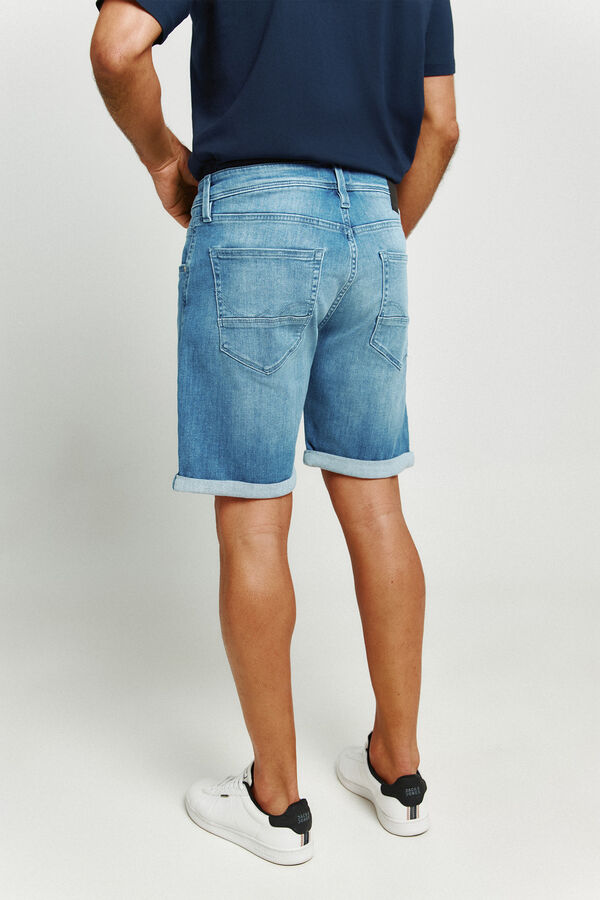 Jack & Jones Denim regular fit Bermuda shorts blue