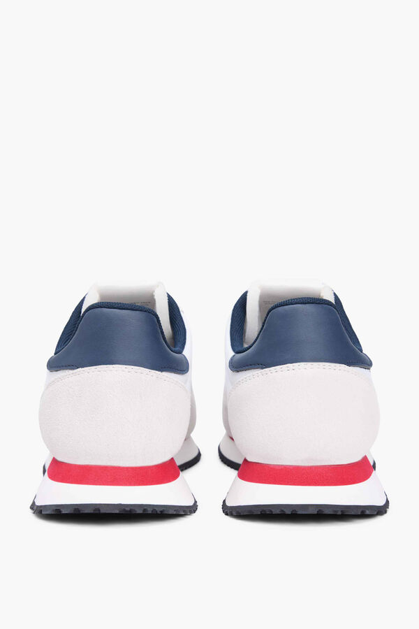 Tommy Jeans Zapatillas runner Tommy Jeans blancas con detalles a contraste blanco