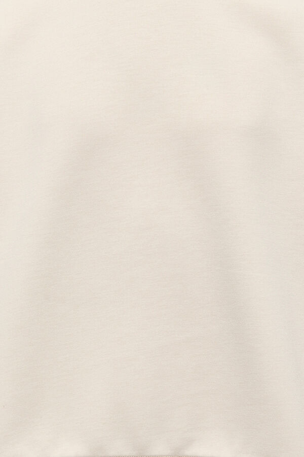 Only Girls Sudadera con cuello redondo beige