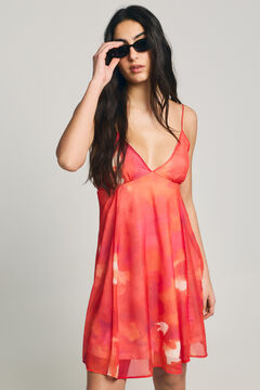 Only Vestido curto estampado