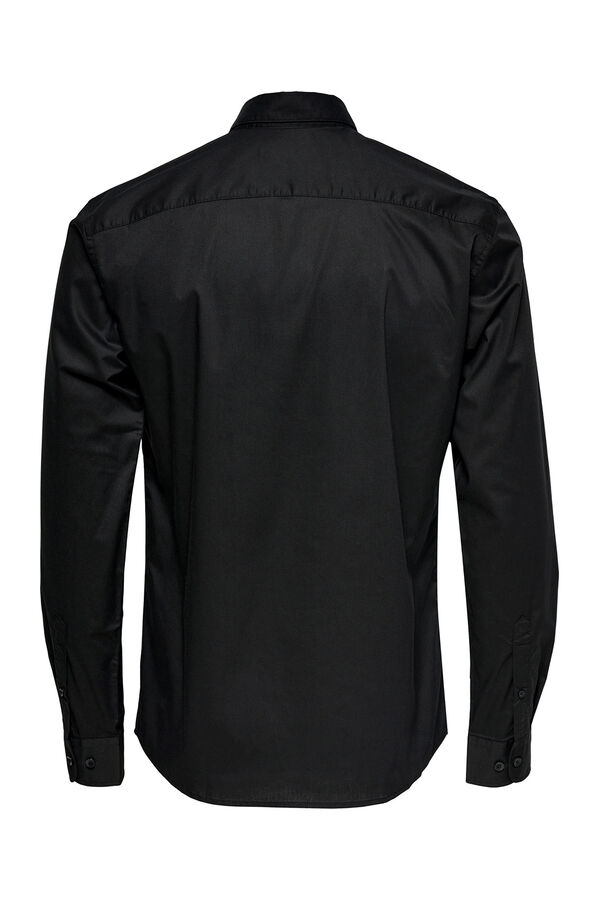 Only & Sons Long sleeve shirt black